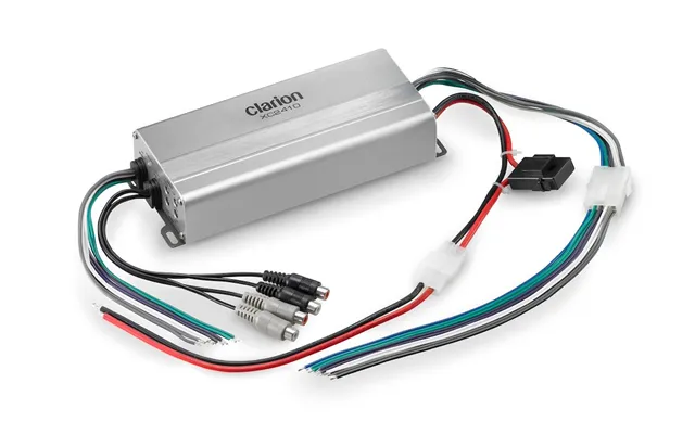 Clarion 010-03220-00 Compact 4-channel Full-range Amplif Amplifier Four Channel Compact Chassis 75 Watts Continuous Chan