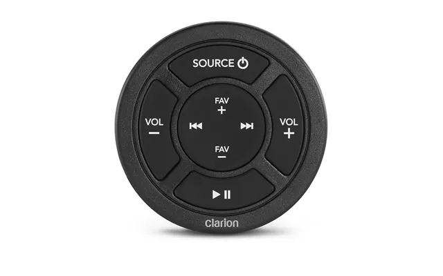 Clarion 010-03226-00 Source Unit Remote Controller Roun 60 Mm Diameter Circular Ip67-rated Wired Remote Control With Bac