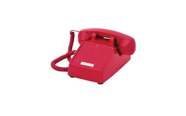 Cortelco 250047-vba-ndl Red Desk No Dial