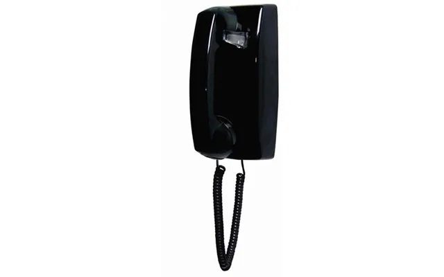 Cortelco 255400-vba-ndl Black Wall No Dial