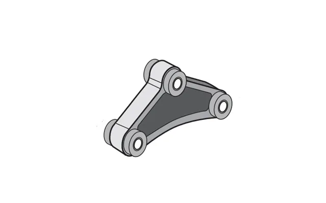 Dexter 01312202 Leaf Spring Equalizer 2.88 In Height Triple Axle 8000 Pound Load Capacity Axles Fits 35 In Axle Spacing