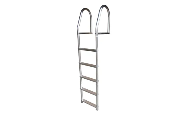 Dock Edge 2075-f Fixed Eco - Weld Free Aluminum 5-step Dock Ladder