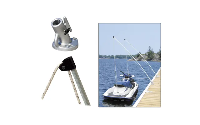 Dock Edge 3100-f Economy Mooring Whips 8ft 2000 Lbs Up To 18ft