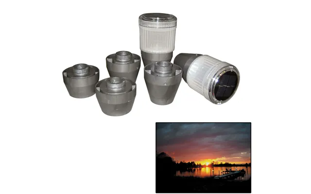 Dock Edge 96-258-f Postlite Solar Led Post Light 2pk