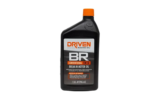 Driven 00106 Br Breakin Oil 1qt Used To Provide Maximum Protection For Cams And Lifters During Initial Break-in Sae 15w-