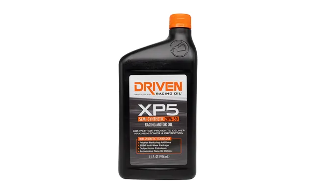 Driven 00906 Xp5 20w-50 Semi Synthetic Sae 20w-50 Semi-synthetic 1 Quart Bottle Single