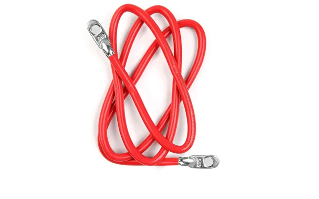 East Penn 00282 Cable Batt Ss 4 Ga 40ft R - Eyelet Terminal Switch To Starter Red Positive 40 In Length Copper 4 Gauge