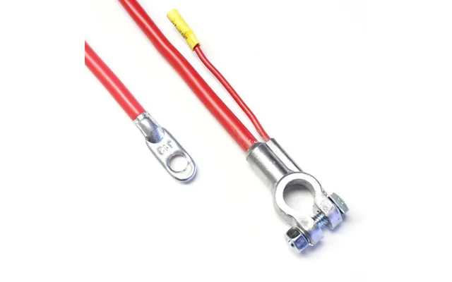 East Penn 00297 Cable Batt Top 4 Ga 38 Top Post Red Positive Copper 4 Gauge Primary Wire 38 In Length 4 In Length Auxili
