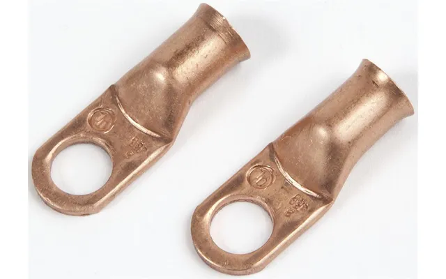 East Penn 00544 Lug Copr 2 Ga 3 8 Stud 2 3 8 In Eyelet 2 Gauge Copper Set Of 2