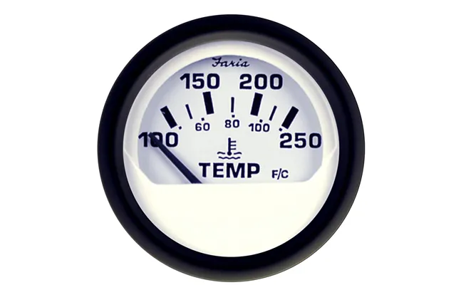 Faria 12904 Euro White 2 Inch Water Temperature 100-250f Gp9119