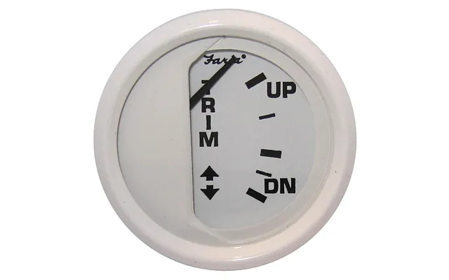 Faria 13122 Dress White 2 Inch Trim Gauge Mercury Mariner Mercruiser Volvo Dp Yamaha-2001 And Newer