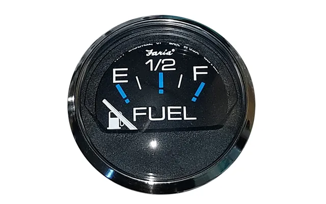 Faria 13701 Chesapeake Black Ss 2 Inch Fuel Level Gauge E-1 2-f