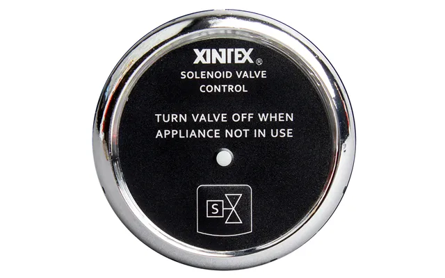 Fireboy-xintex C-1c-r Xintex Propane Control & Solenoid Valve With Chrome Bezel Display
