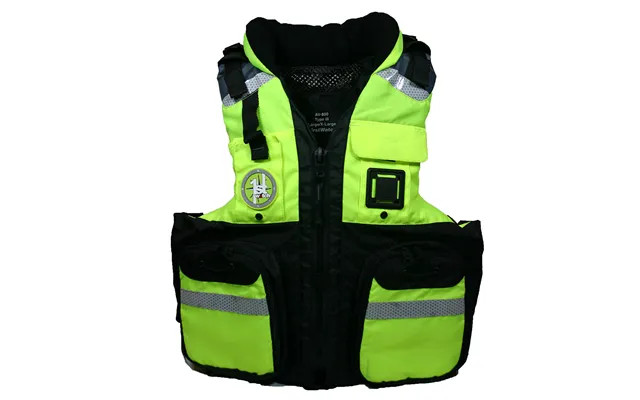 First Watch Av-800-hv-s M Av-800 Pro 4-pocket Vest Uscg Type Iii - Hi-vis Yellow Black