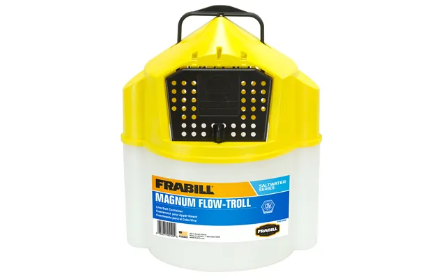 Frabill 451205 Magnum Flow Troll Shrimp Bucket - 10 Quart