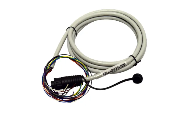 Furuno 001-112-970 Nmea 0183 Cable Assembly Gp33 For Use With Gp33 Gps Navigation System 10-pin White 2 Meter Length