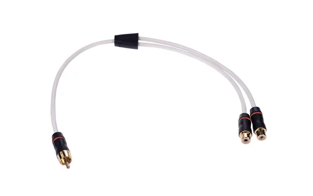 Fusion 0101262200 Rca Splitter 1 Male To 2 Female Male To Dual Female 10