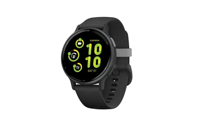 Garmin 010-02862-10 Vivoactive 5 Fitness-tracking Smartwatch With Aluminum Bezel And Silicone Band Black