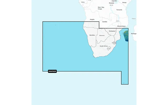 Garmin 010-c1225-00 Africa South Garmin Navionics Visi - Compatible With Chart Plotters Detailed Coverage Of Southern Af