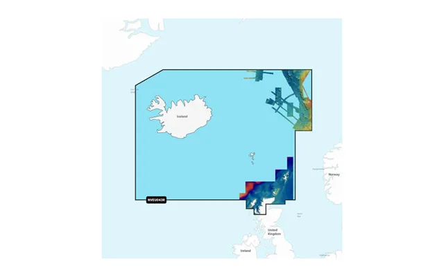 Garmin 010-c1246-00 Iceland To Orkney Garmin Navionics - Compatible With Chart Plotters Sonar Detailed Coverage Of Icela