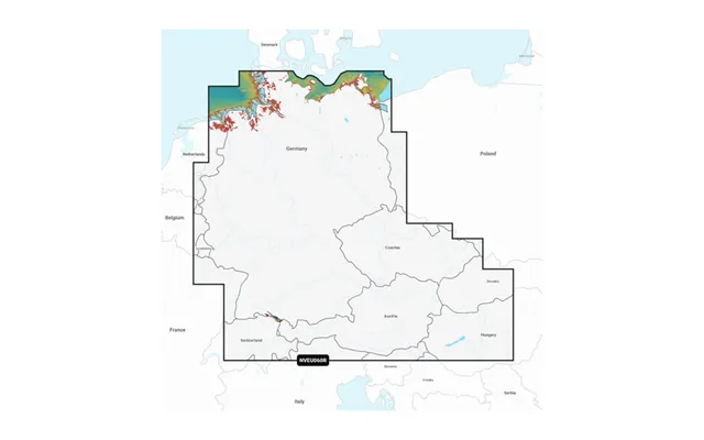 Garmin 010-c1255-00 Germany Lakes & Rivers Garmin Navi - Compatible With Garmin Gps Navigation Systems Chart Plotters De