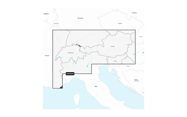 Garmin 010-c1261-00 Alpine Lakes & Rivers Garmin Navio - Compatible With Garmin Gps Navigation Systems Chart Plotters De