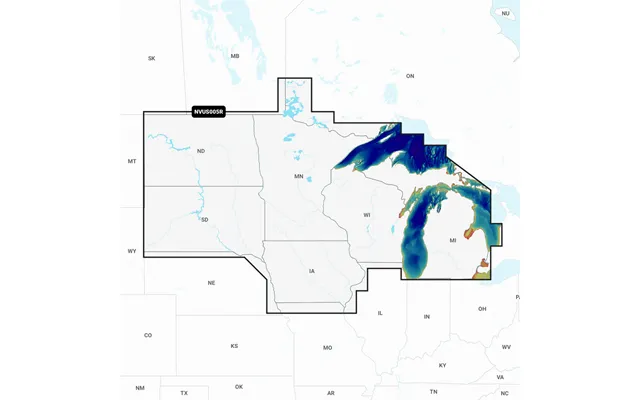 Garmin 010-c1289-00 Navionics Vision Microsd And 1-year Subscription - Us North Lakes, Rivers, And Coastal Marine Charts