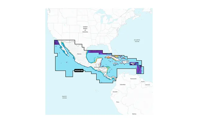 Garmin 010-c1451-00 Navionics Vision Nvsa010r Central America & Caribbean