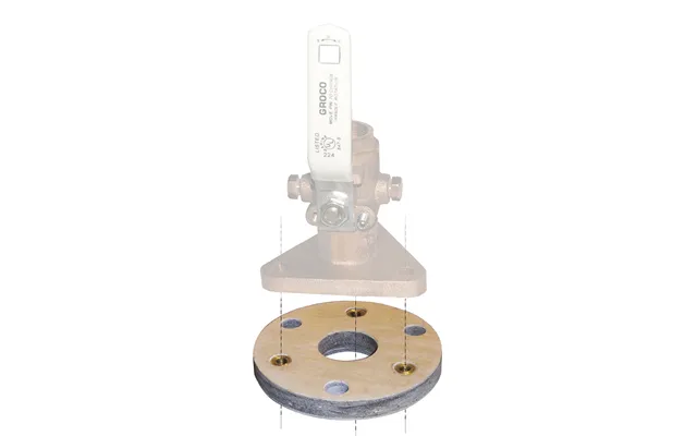 Groco Bb-1 Backing Block F 3 4 Inch & 1 Inch Seacocks