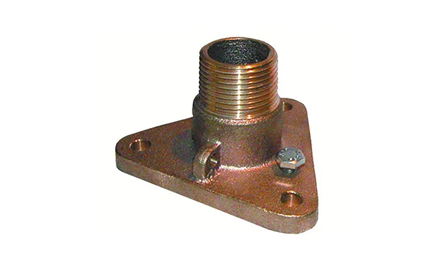 Groco Ibvf-1000 1 Inch Bronze Nps To Npt Flange Adapter