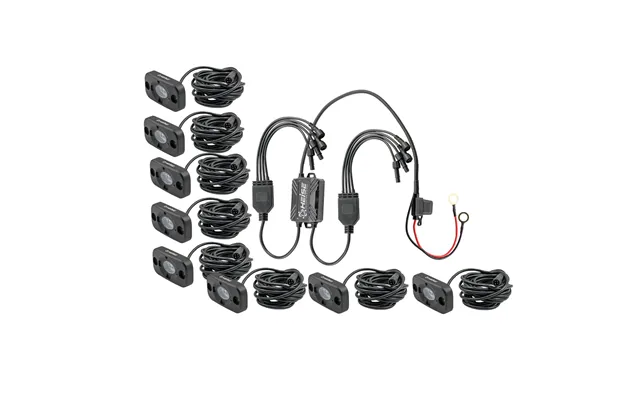 Heise He-8tlrgbk Rgb Accent Lighting Kit - 8 Pack
