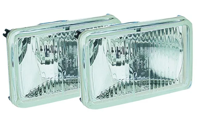 Hella 003177821 H1 Lamp Kit - Replaces Sealed Beam Head Light 4 X 6 In Rectangular Standard Lens H1 Bulb Without Turn Si