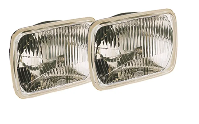 Hella 003427811 Kit Replaces Sealed Beam Head Light 7 X 6 In Rectangular Standard Lens H4 Bulb Without Turn Signal Featu