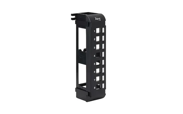 Icc Ic107bp8vb Patch Panel - Blank,vertical,8-port Flush