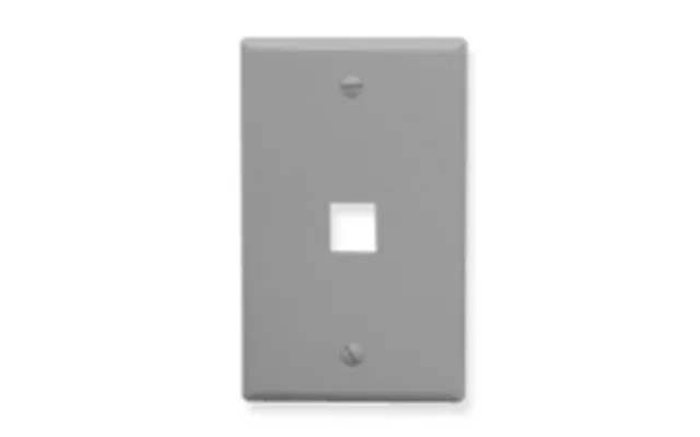 Icc Ic107f01gy Face Plate Flat 1-gang 1-port Grey