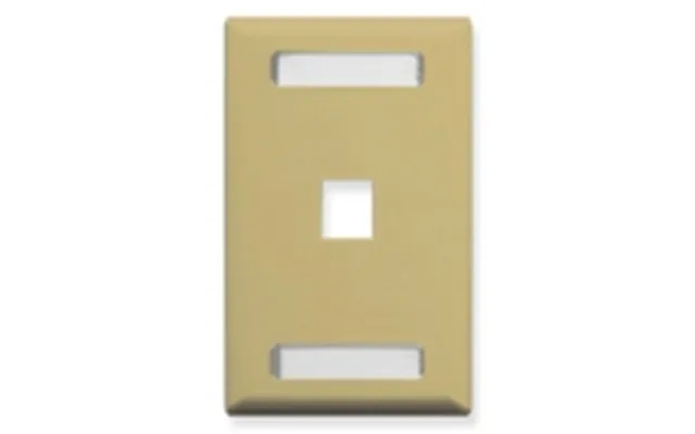 Icc Ic107s01iv Face Plate Id 1-gang 1-port Ivory