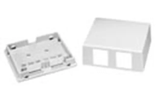 Icc Ic107sb2-wh 2 Port Surface Box White