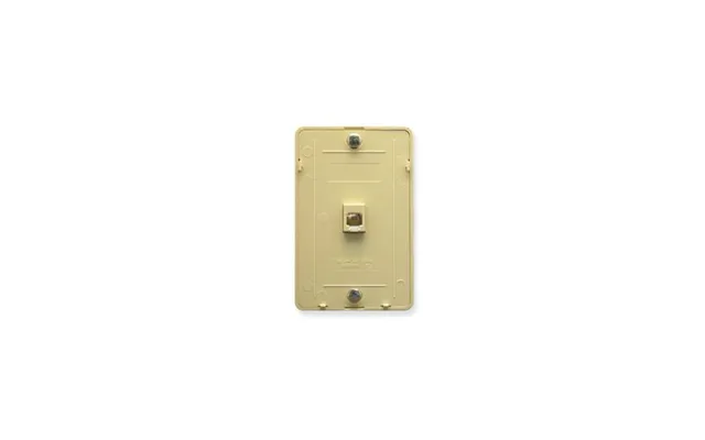 Icc Ic630db6-iv Wall Plate Idc 6p6c Ivory