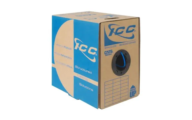 Icc Iccabt6vbl Cat6 Plenum Value Line 500 Mhz Blue