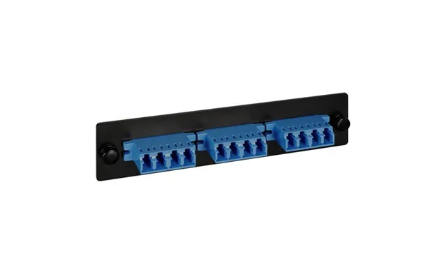 Icc Icfopl16bk Adapter Panel - 6-duplex Lc
