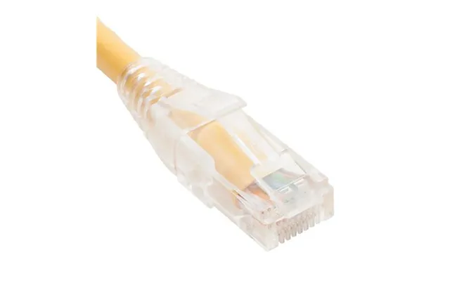 Icc Icpcsp01yl Patch Cord Cat5e Clear Boot 1ft Yellow