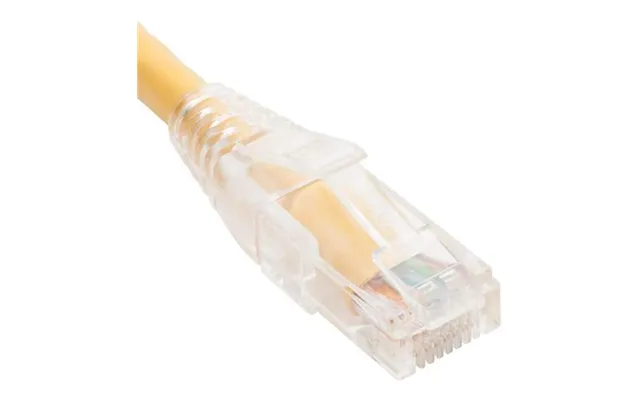 Icc Icpcst01yl Patch Cord Cat6 Clear Boot 1ft Yellow