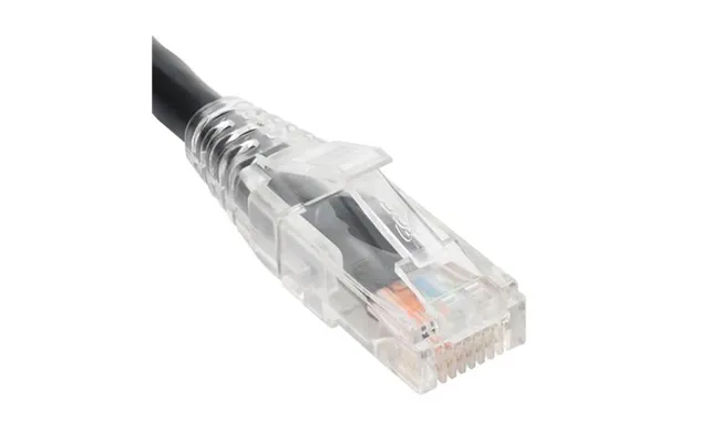 Icc Icpcst03bk Patch Cord Cat6 Clear Boot 3ft Black