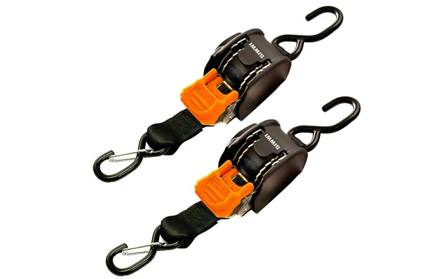 Immi Boatbuckle F111640 Mini G3 Retractable Tie-down With Dual S-hooks 1 Inch X 72 Inch