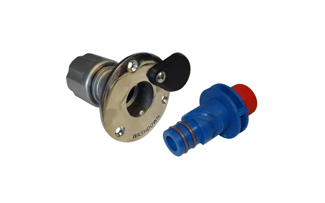Jabsco 31911-0000 Stainless Steel Quick-release Hose Deck Mount Fitting & Hose Adapter