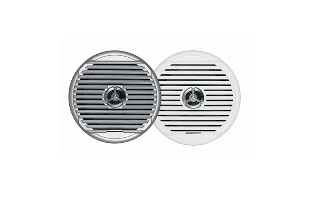 Jensen Msx65r 6.5 Inch High Performance Coaxial Speaker - Pair White Silver Grills