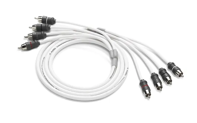 Jl Audio 010-13473-00 Xmd-whtaic4-6 - 4-channel 6 Foot Length White Cable With Black Connector