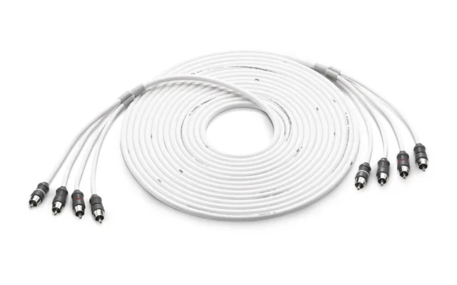 Jl Audio 010-13475-00 Xmd-whtaic4-25 - 4-channel 25 Foot Length White Cable With Black Connector