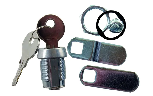 Jr Products 00165 7 8ft Keyed Cmpt Lock For Deluxe Baggage Compartment Doors Universal Fit Key Lock 7 8 In Length With F