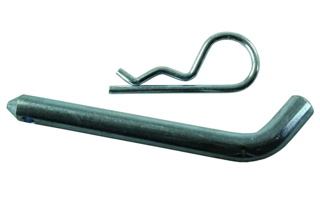Jr Products 01065 Hitch Pin Bent Pin 5 8 In Diameter 5-3 4 In Usable Length For Use With Class V Hitches With Clip Chrom